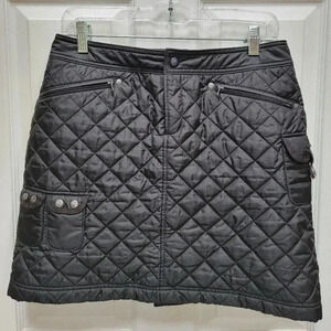 Athleta Women's Quilted Puffer Snow Stopper Skirt Size 4 Tall